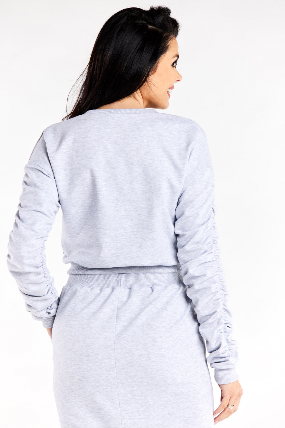 Bluza Damska Model M320 Grey - Infinite You — zdjęcie 3
