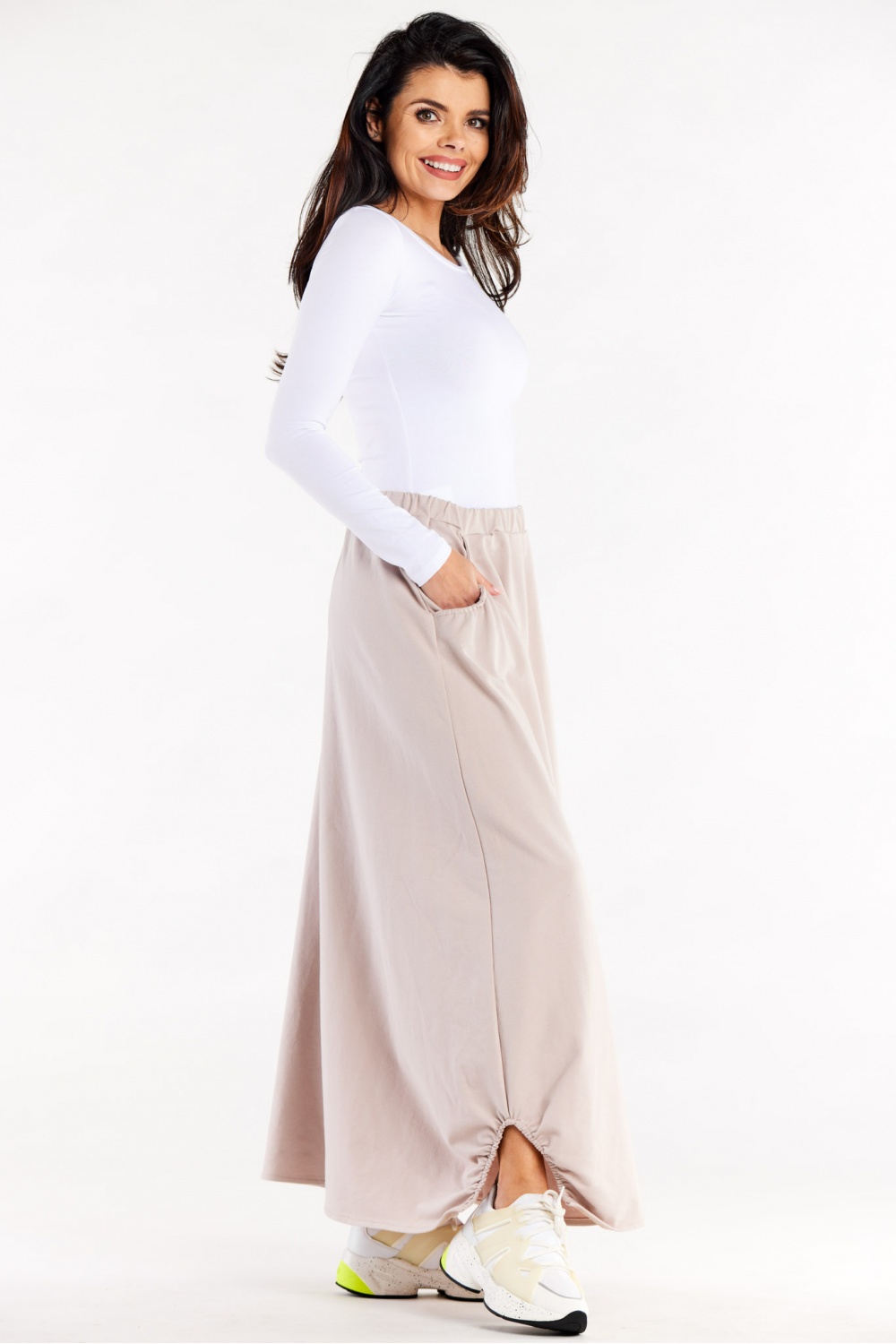 Spódnica Model M312 Beige - Infinite You — zdjęcie 2
