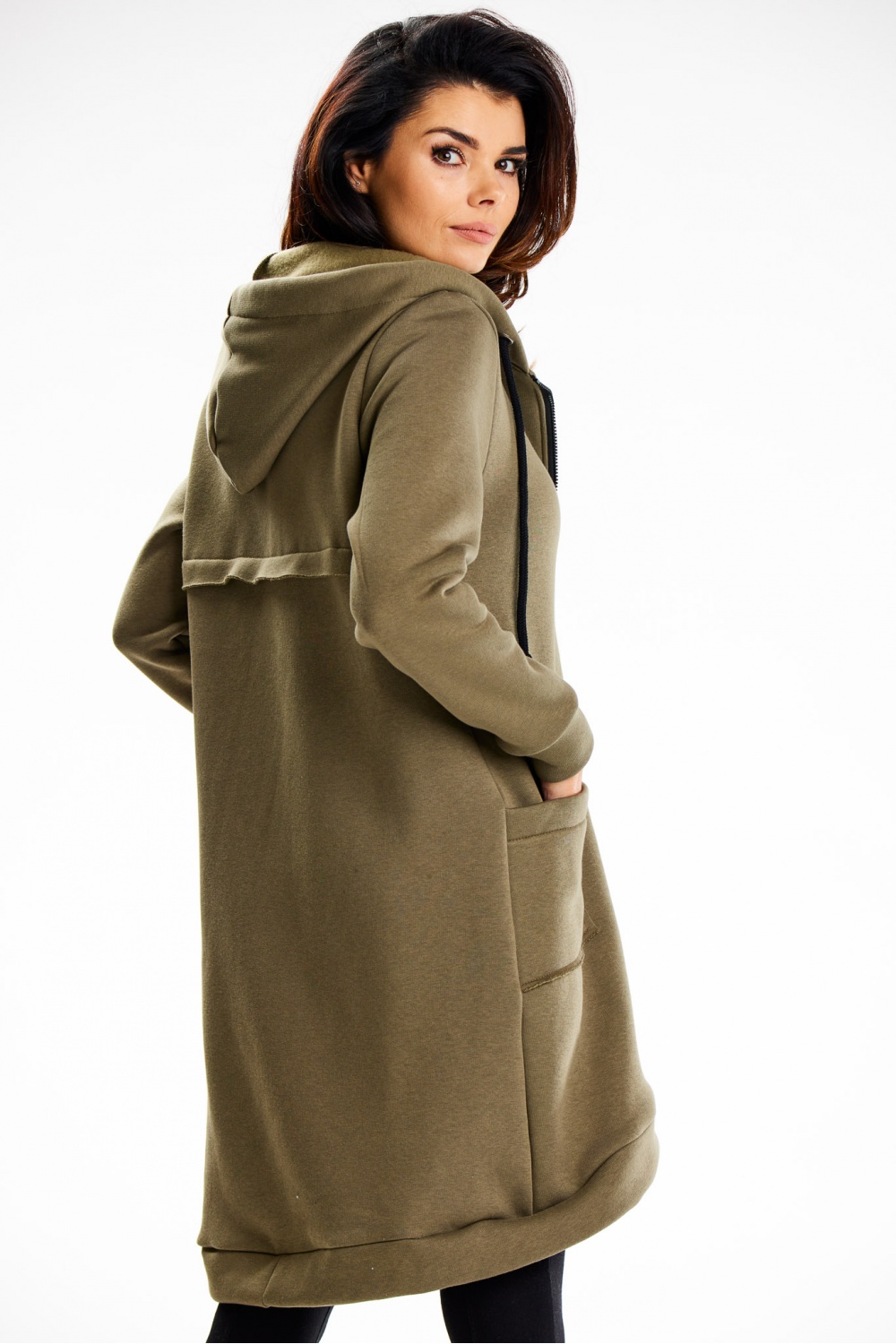 Bluza Damska Model M334 Khaki - Infinite You — zdjęcie 2