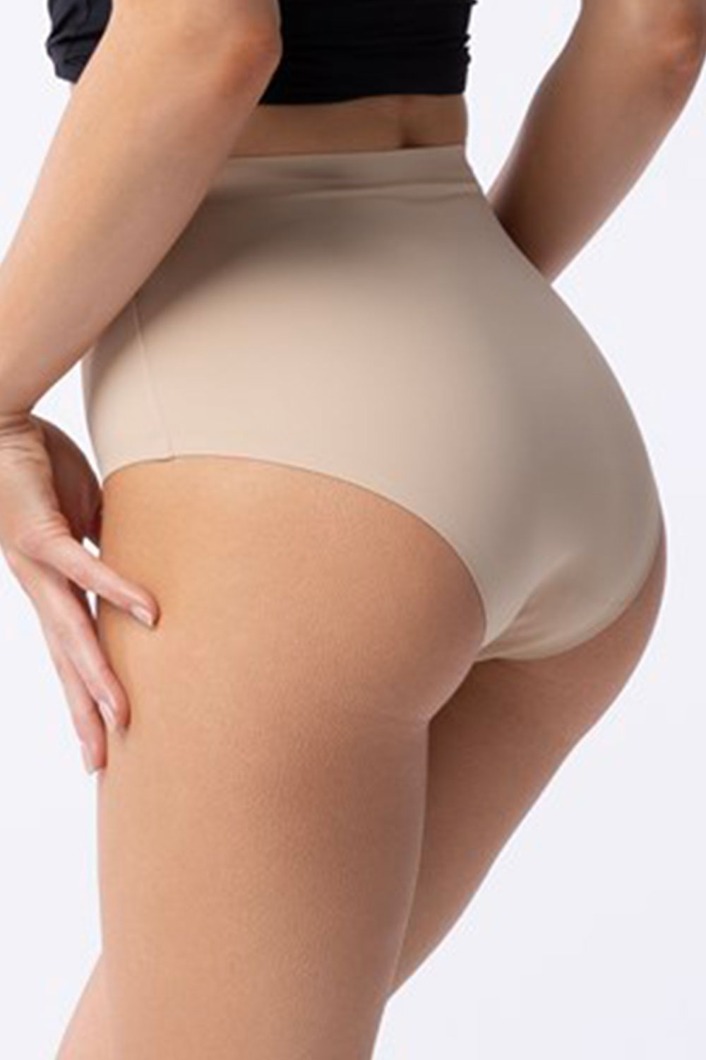 Figi Model Amber Maxi Beige - Julimex — zdjęcie 2