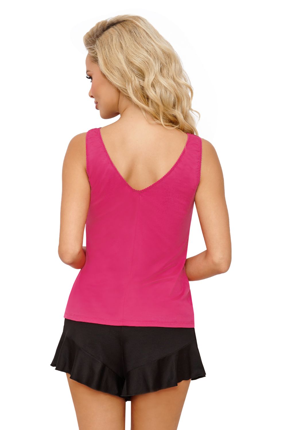 Piżama Model Candy 1/2 Fuksja - Donna — zdjęcie 2