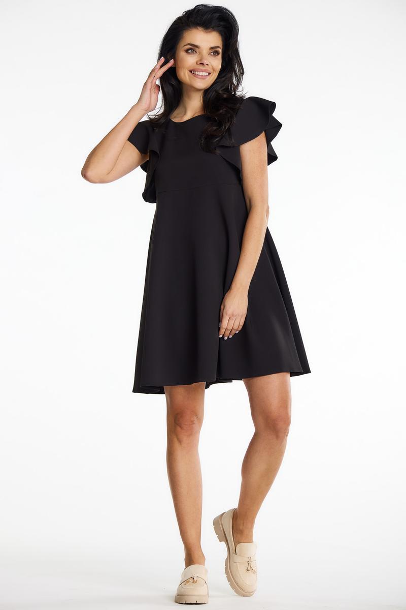 Sukienka Model A643 Black - awama — zdjęcie 2