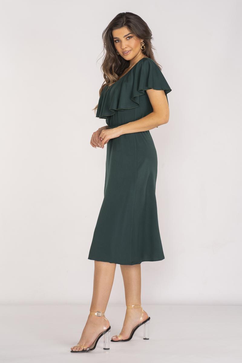 Sukienka Model A659 Bottle Green - awama — zdjęcie 2