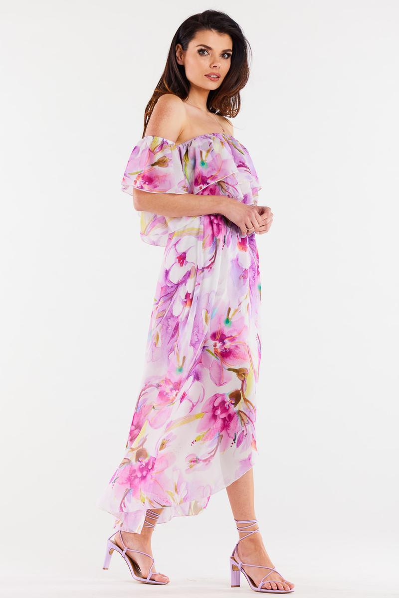 Spódnica Model A512 Violet - awama — zdjęcie 2