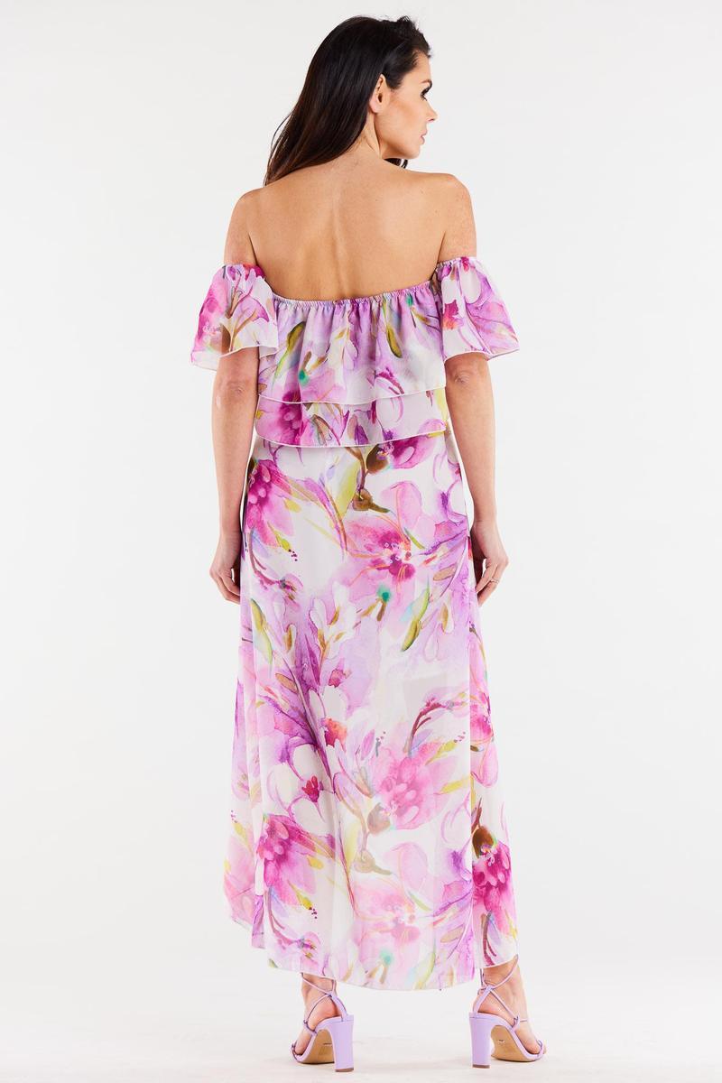 Spódnica Model A512 Violet - awama — zdjęcie 3