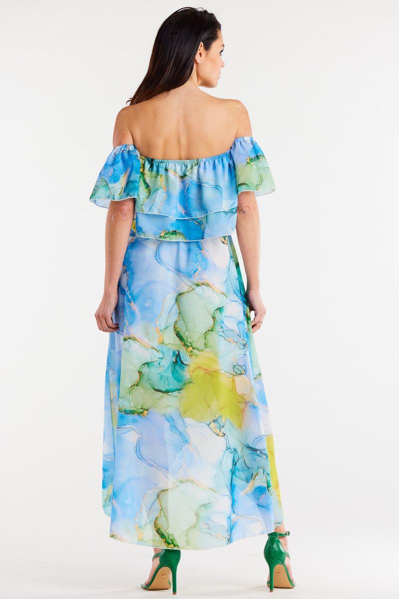 Spódnica Model A512 Sea Waves - awama — zdjęcie 3