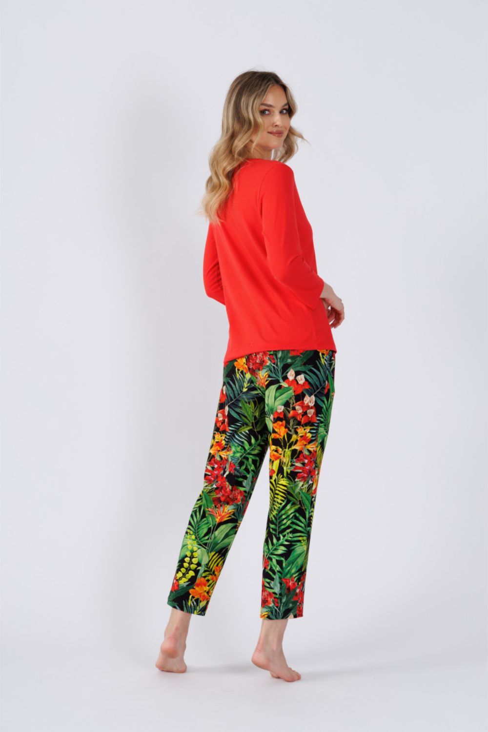 Piżama Damska Model Isbel 1489 Malina - M-Max — zdjęcie 2