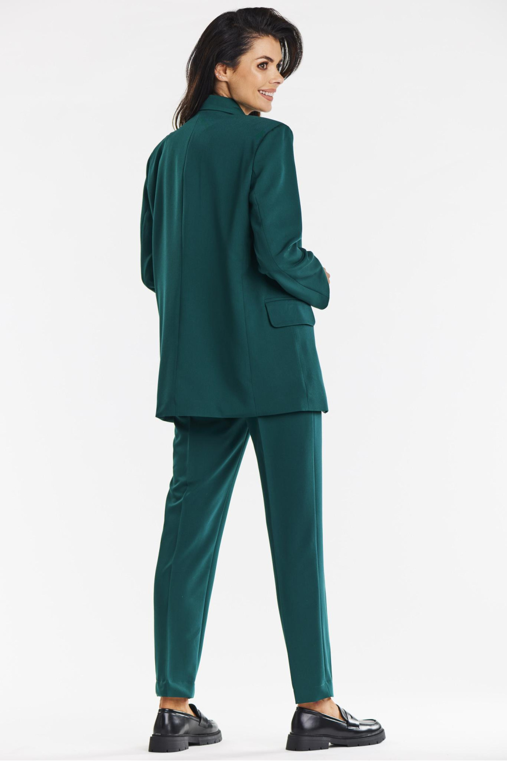 Żakiet Model A676 Bottle Green - awama — zdjęcie 3