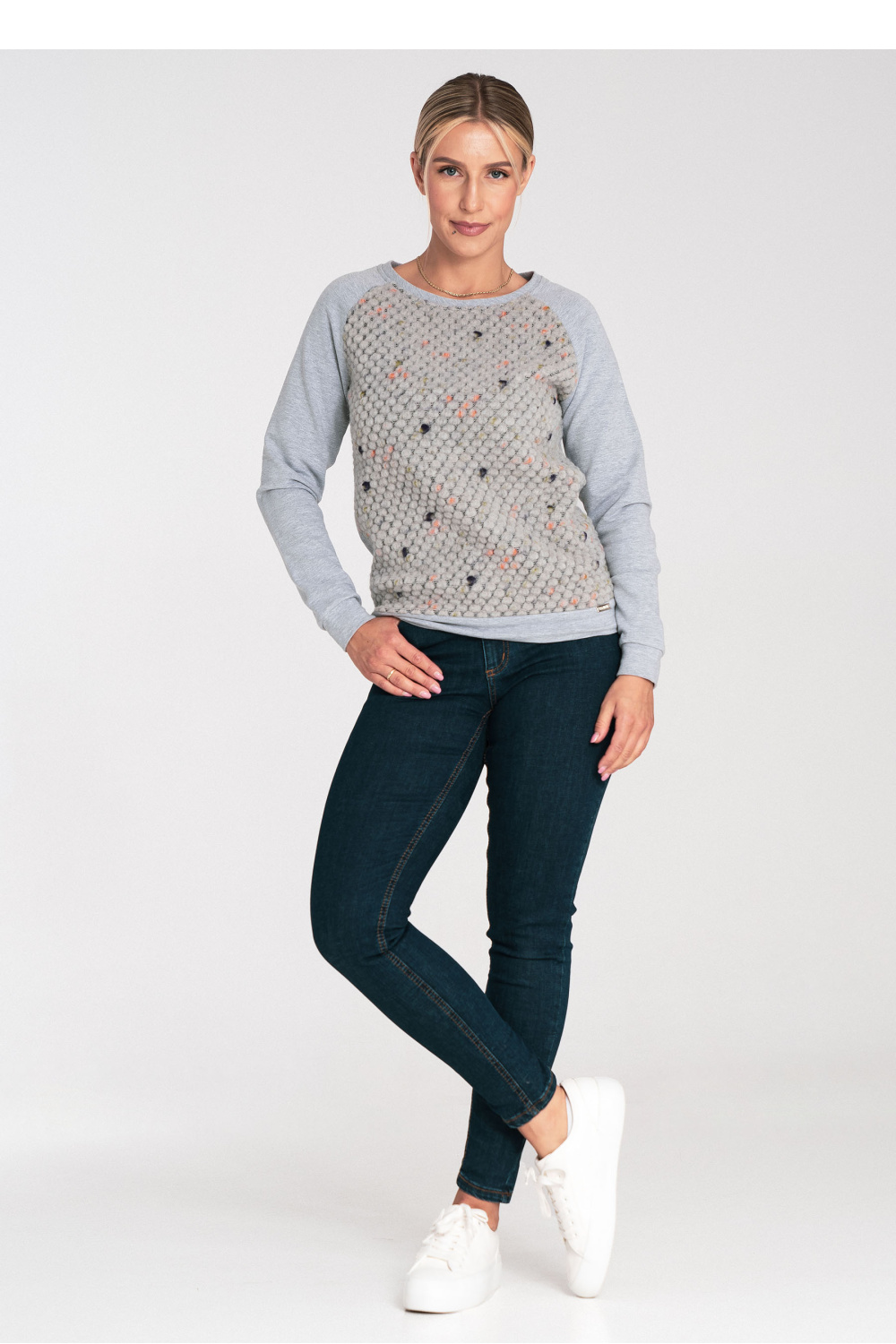 Bluza Damska Model M1046 Grey - Figl — zdjęcie 2
