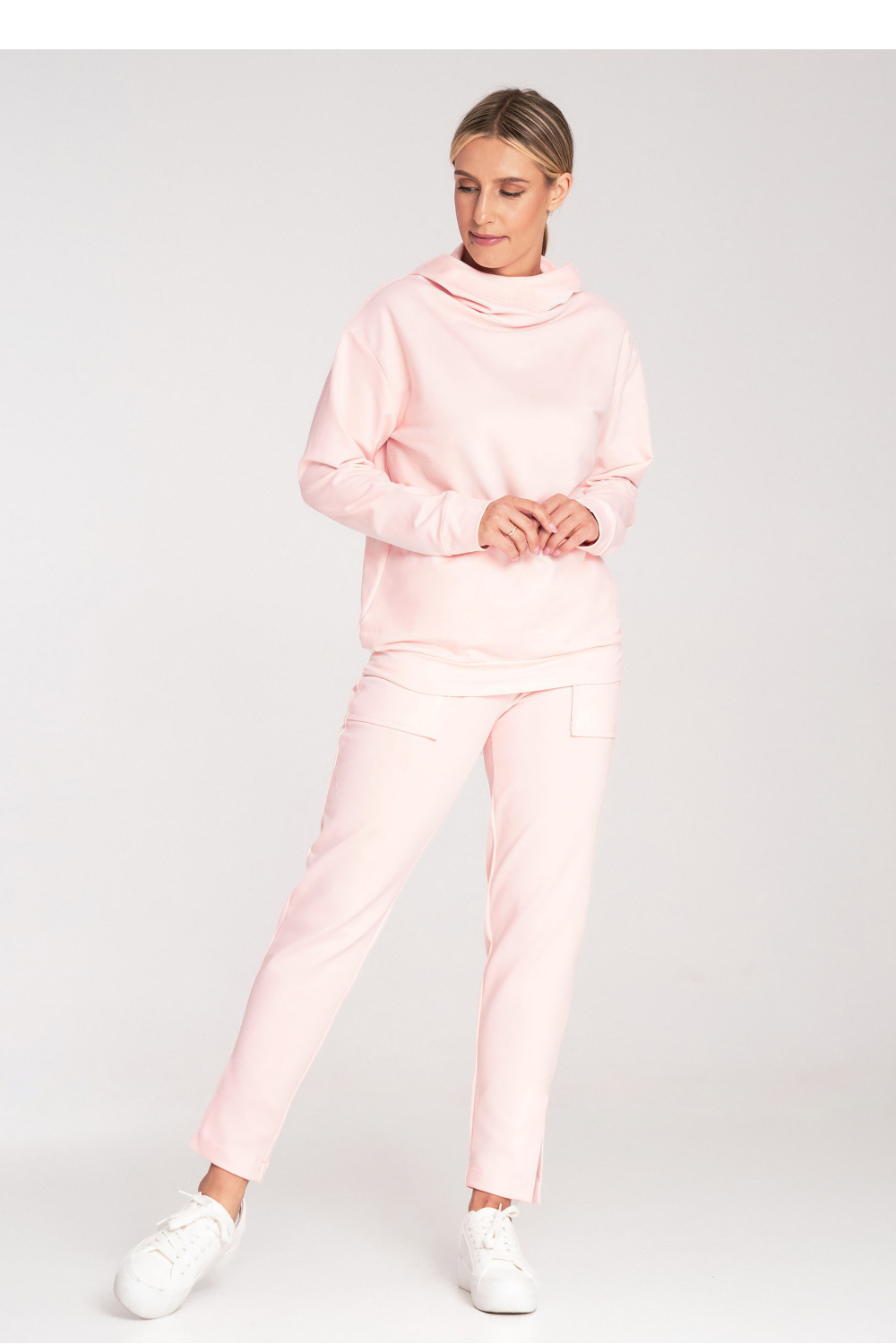 Bluza Damska Model M1034 Light Pink - Figl — zdjęcie 2