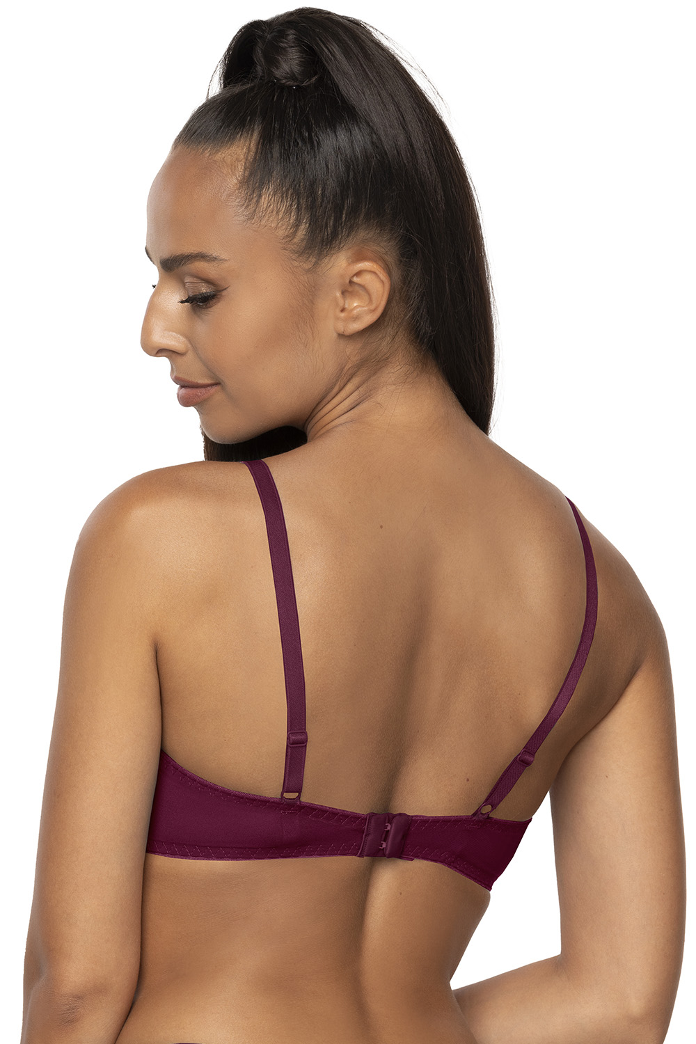 Biustonosz push up Biustonosz Push-up Model Maureen M-3808/11/1 Beige/Violet - Mat — zdjęcie 3
