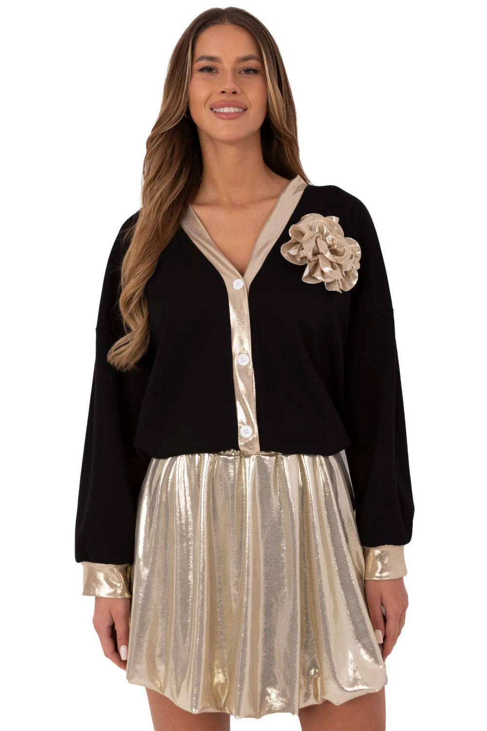 Spódnica Model MI-SD-2713605.70 Gold - Italy Moda