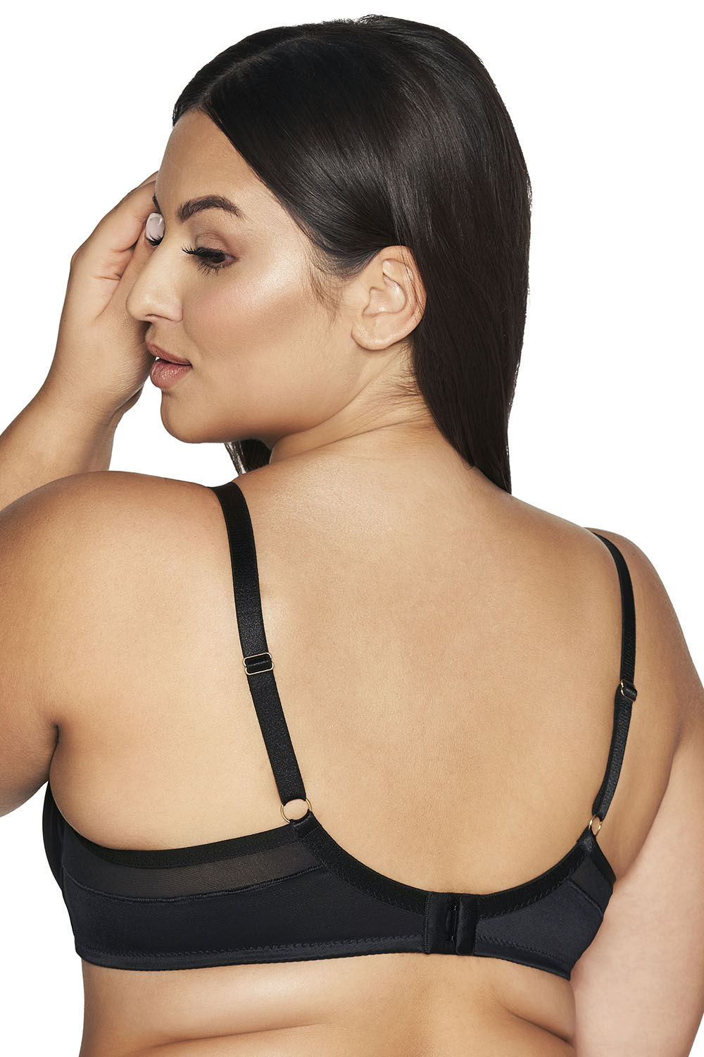 Biustonosz Soft Biustonosz Semi-Soft Model 2114 Black - Ava — zdjęcie 3