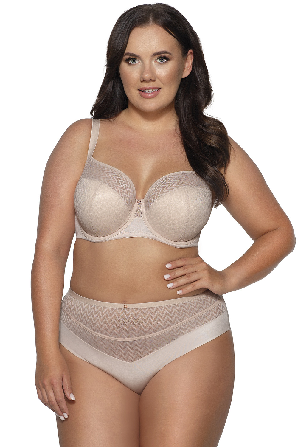 Biustonosz Soft Biustonosz Semi-Soft Model Inessa 2102 Maxi Beige - Ava — zdjęcie 2