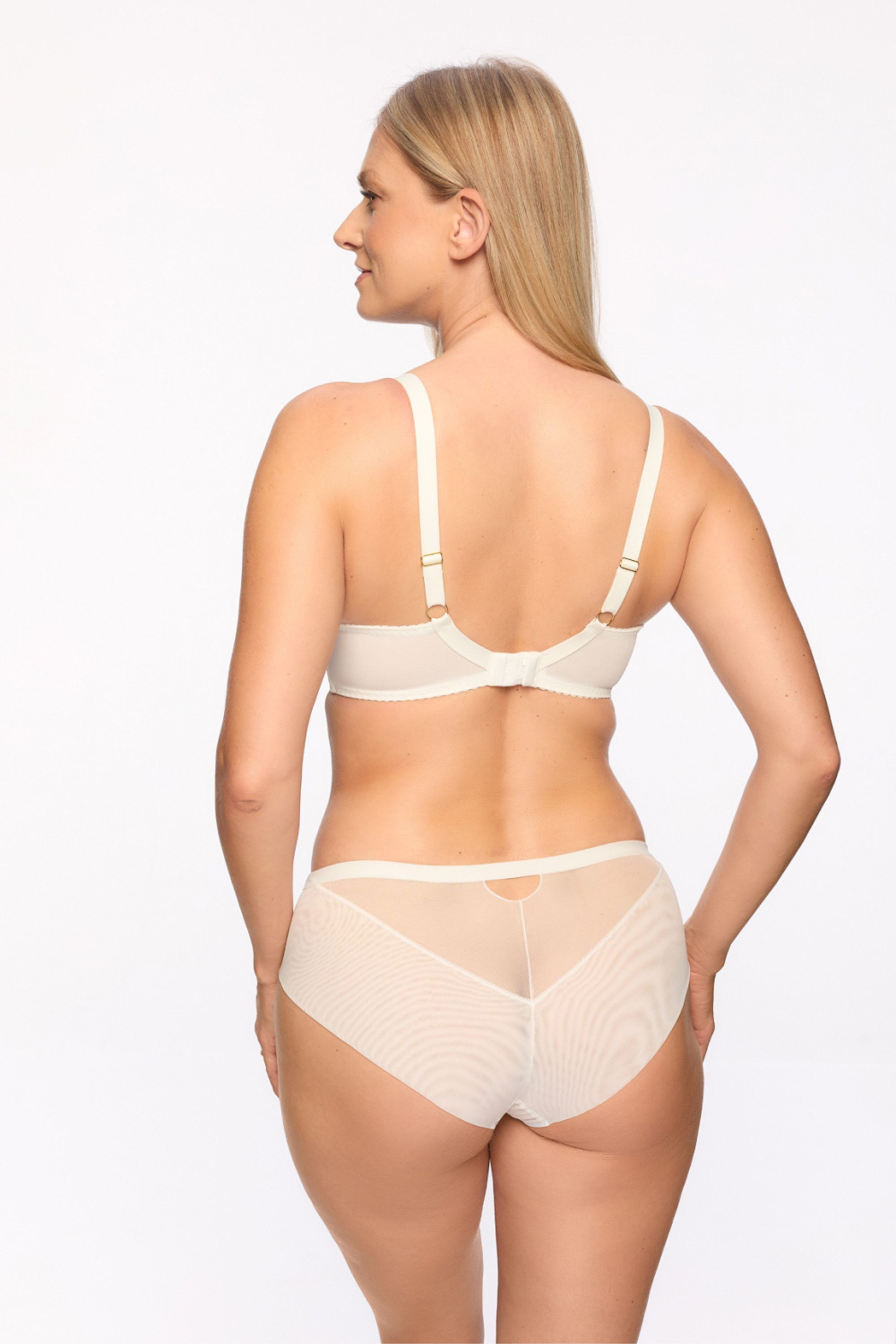Biustonosz Soft Biustonosz Semi-Soft Model Nellie 1282 Ecru/Beige - Gaia — zdjęcie 3