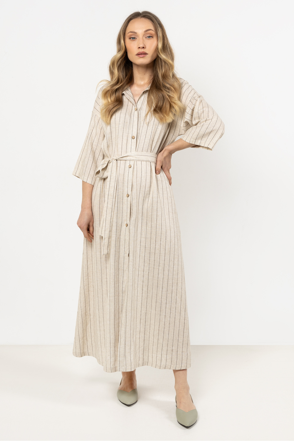 Sukienka Model A730 Mocca - awama