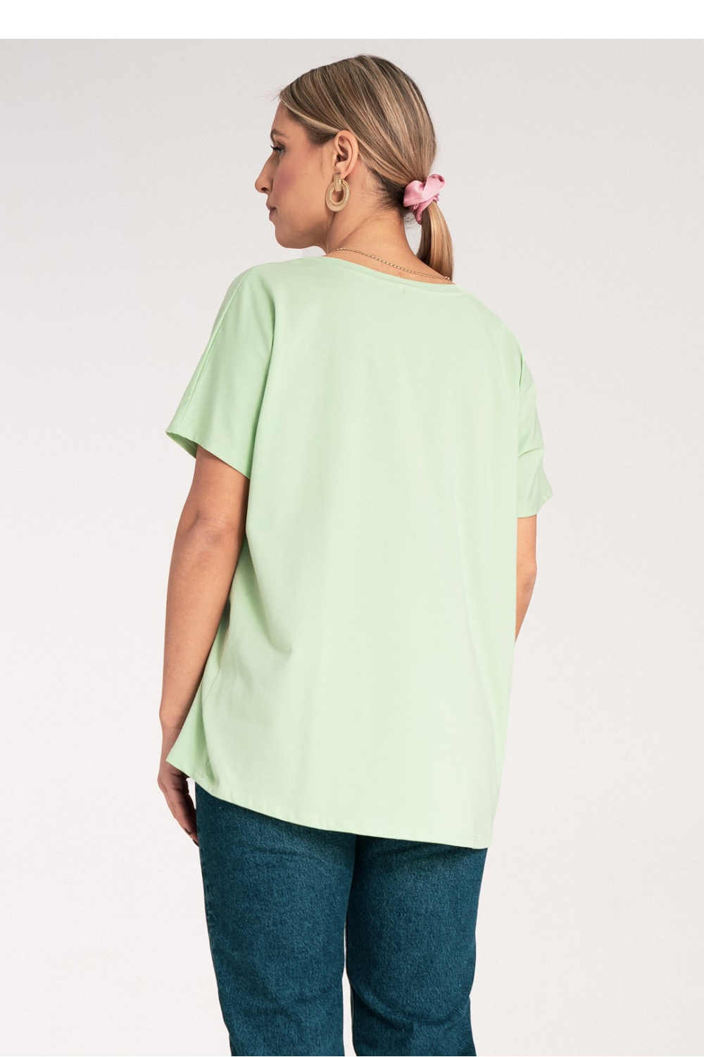 Tshirt Damski Model M1164 Green - Figl — zdjęcie 3