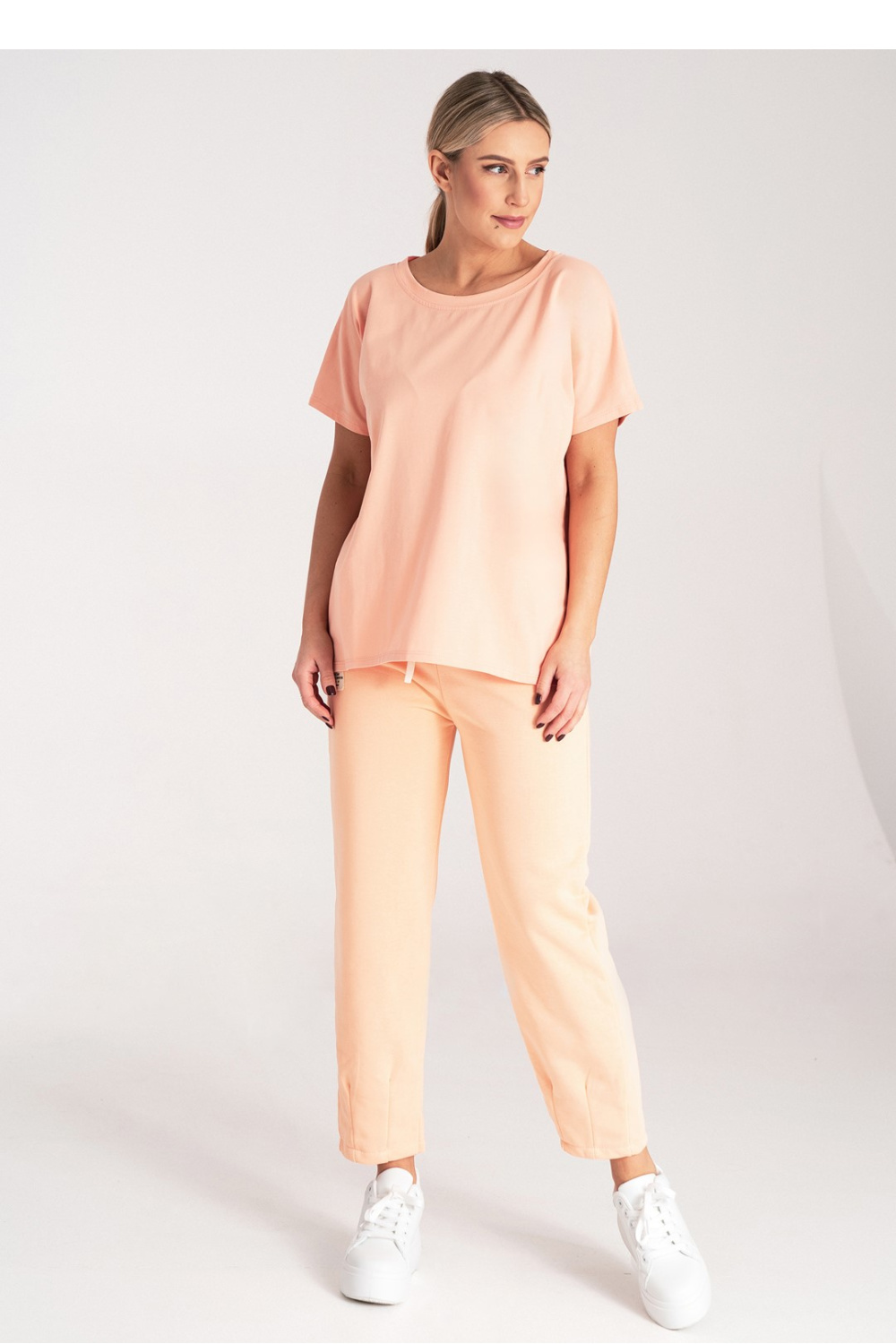 Tshirt Damski Model M1164 Orange - Figl — zdjęcie 2