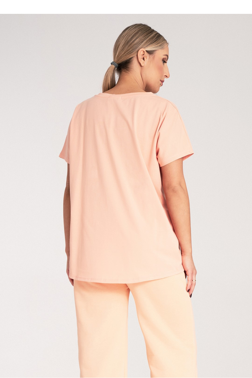 Tshirt Damski Model M1164 Orange - Figl — zdjęcie 3