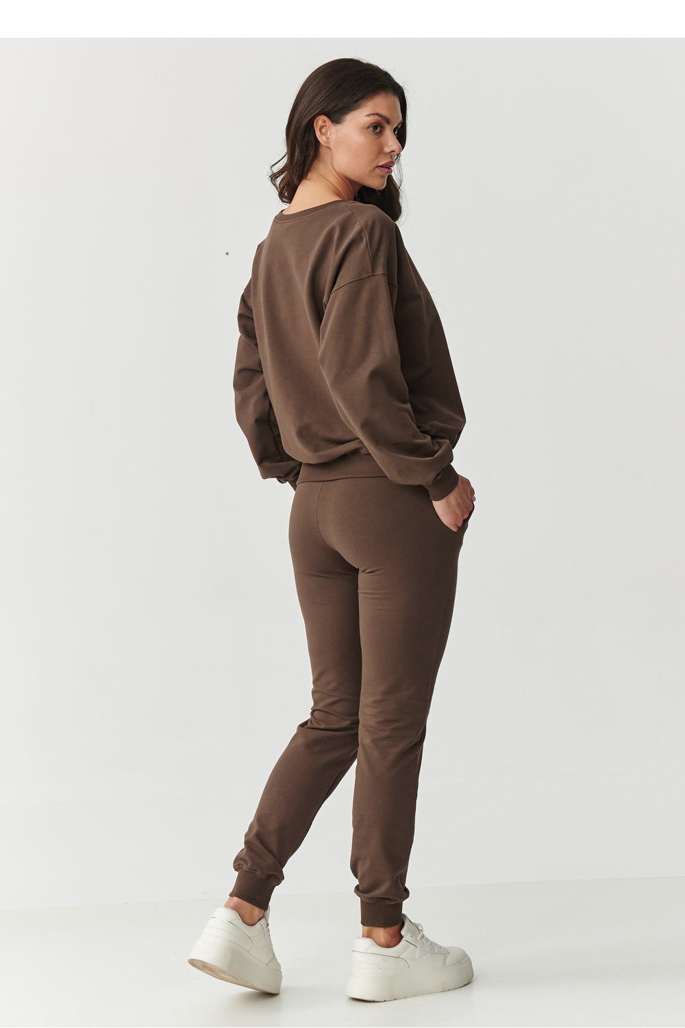 Spodnie Komplet Model M891 Czekolada - Makadamia — zdjęcie 2