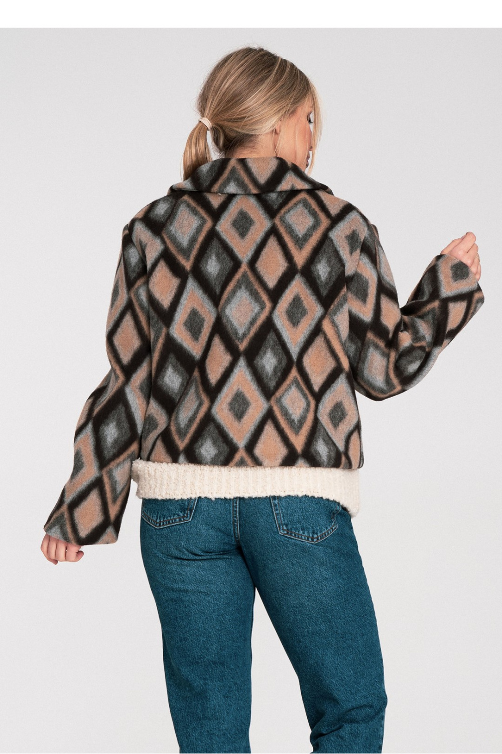 Kurtka Damska Model M1117 Blue - Figl — zdjęcie 3