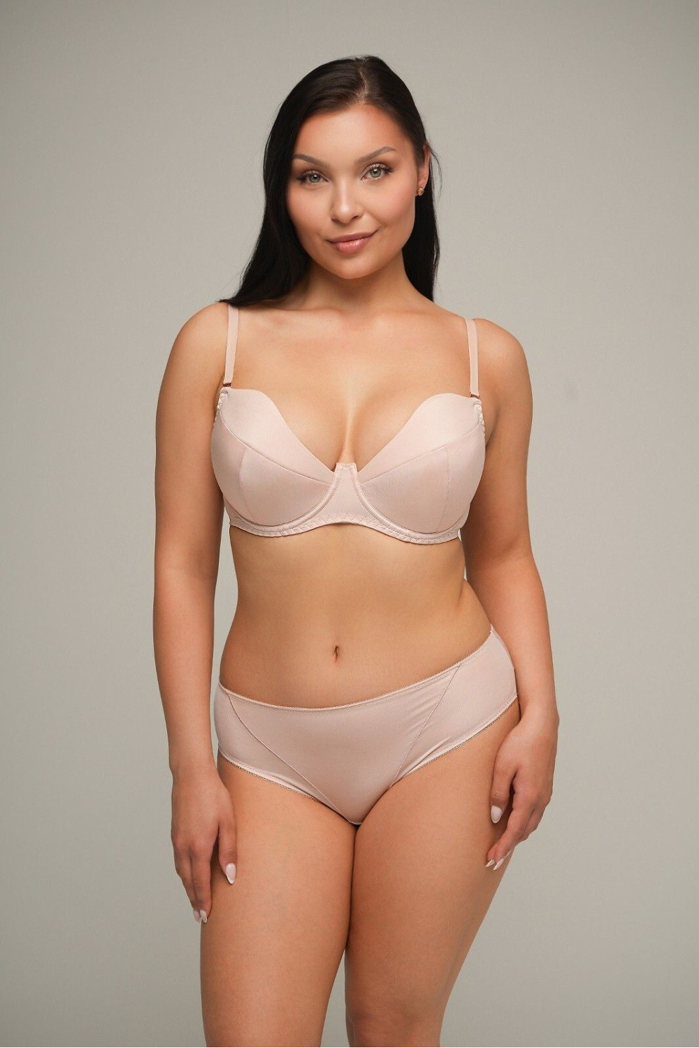 Biustonosz push up Biustonosz Push-up Model 2202 Beige - Ava — zdjęcie 2