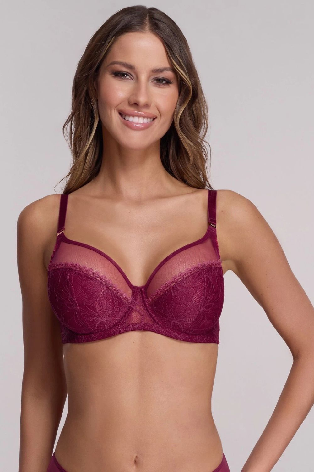 Biustonosz push up Biustonosz Soft Model Chianti 1396 Chianti - Ava — zdjęcie 3