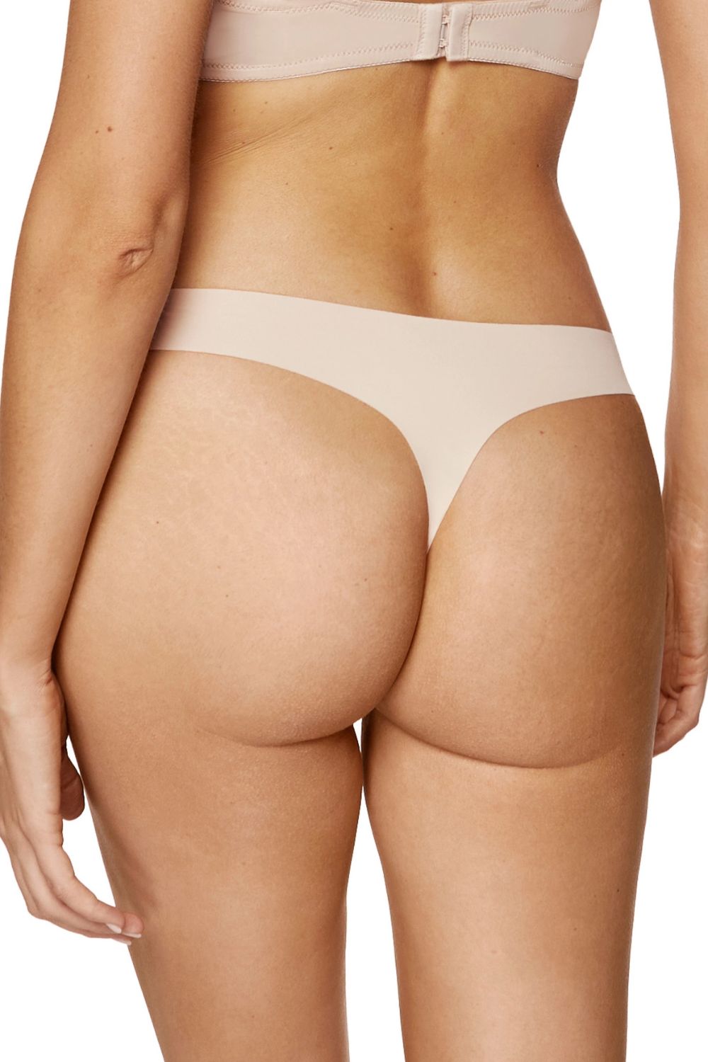 Komplet Stringi Model Blanca 3pack S Beige - Gorteks — zdjęcie 3