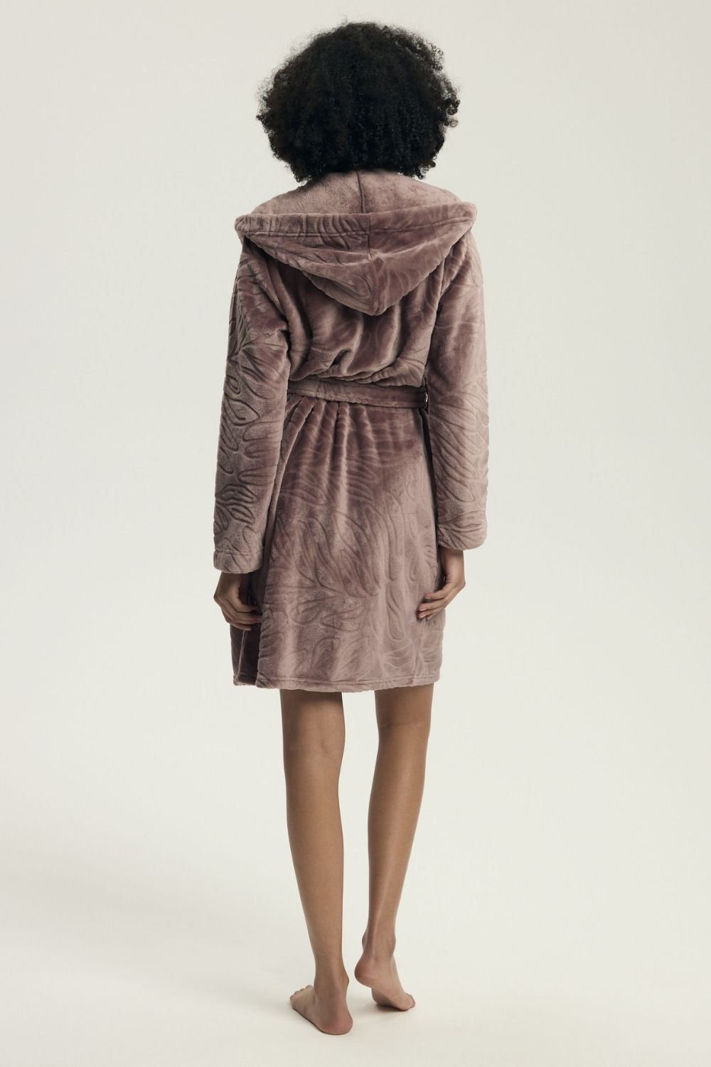 Szlafrok Damski Model Daryl 43612-39X Dirty Pink - Henderson — zdjęcie 2