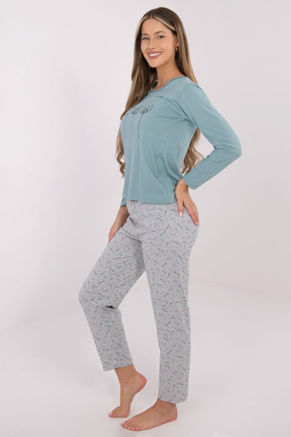 Piżama Damska Model DU-PI-FP-003.99P Mint - Forever Pink — zdjęcie 2