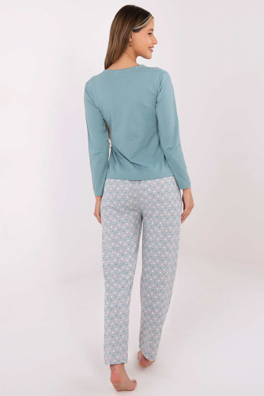 Piżama Damska Model DU-PI-FP-002.87 Mint - Forever Pink — zdjęcie 2