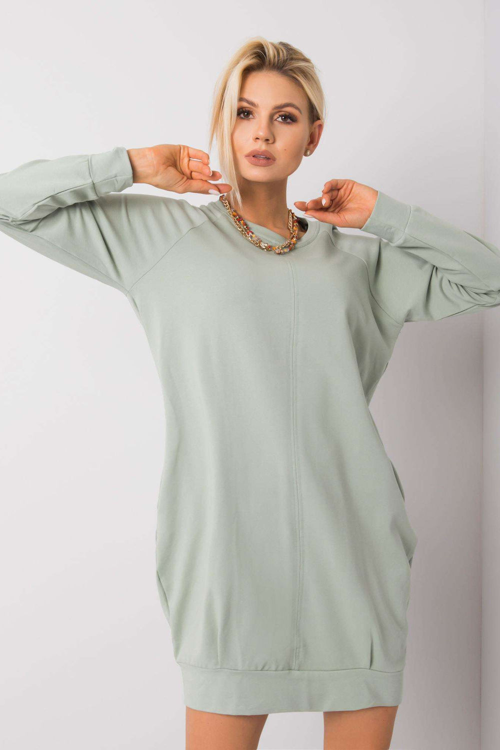 Sukienka Model RV-TU-5184.93P Pistacja - BFG