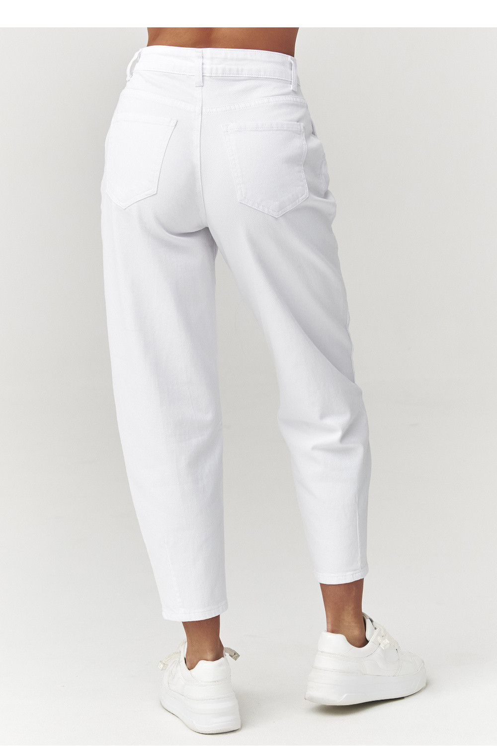 Spodnie Jeansy Damskie Model C31 White - Makadamia — zdjęcie 3