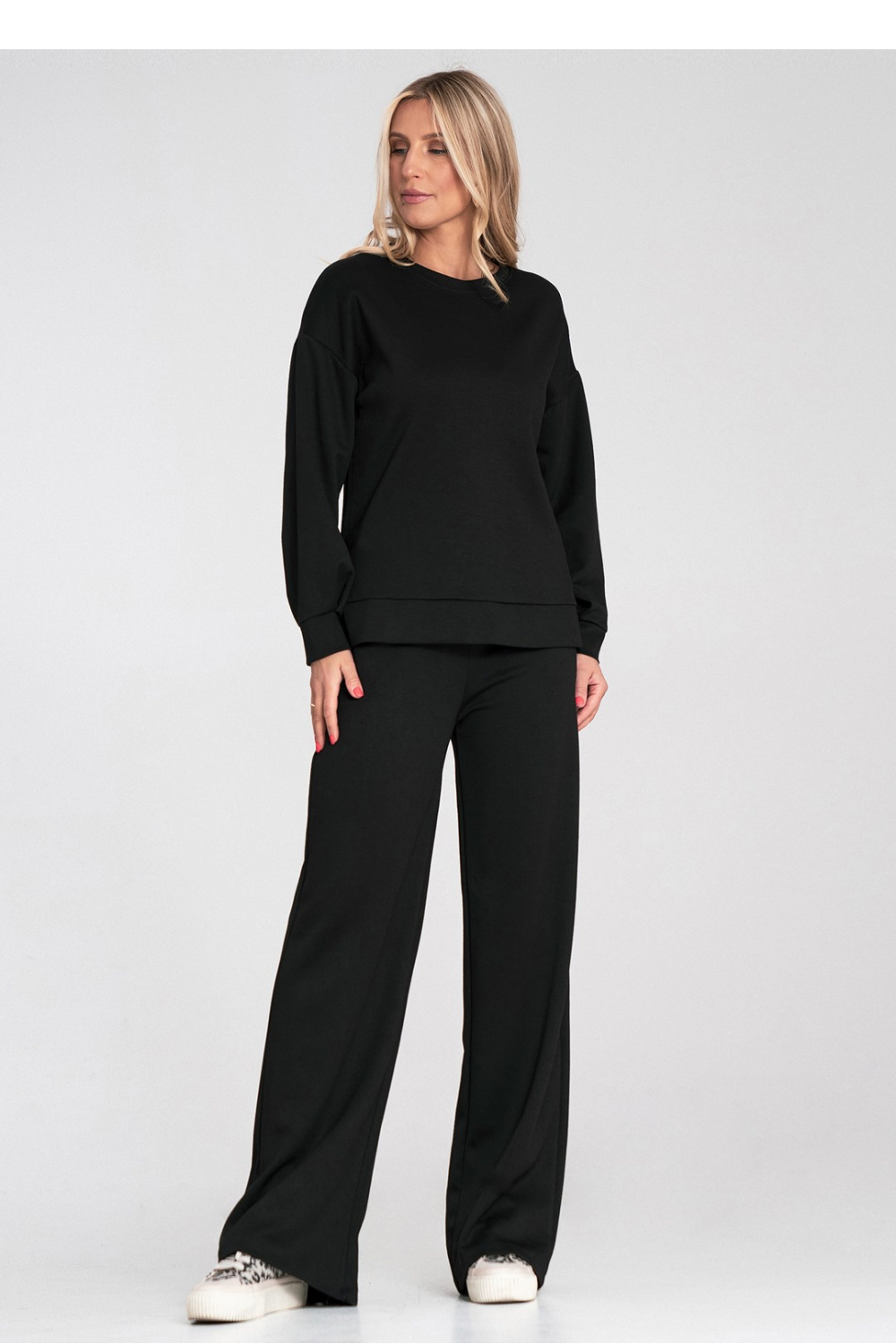 Bluza Damska Model M1203 Black - Figl — zdjęcie 2