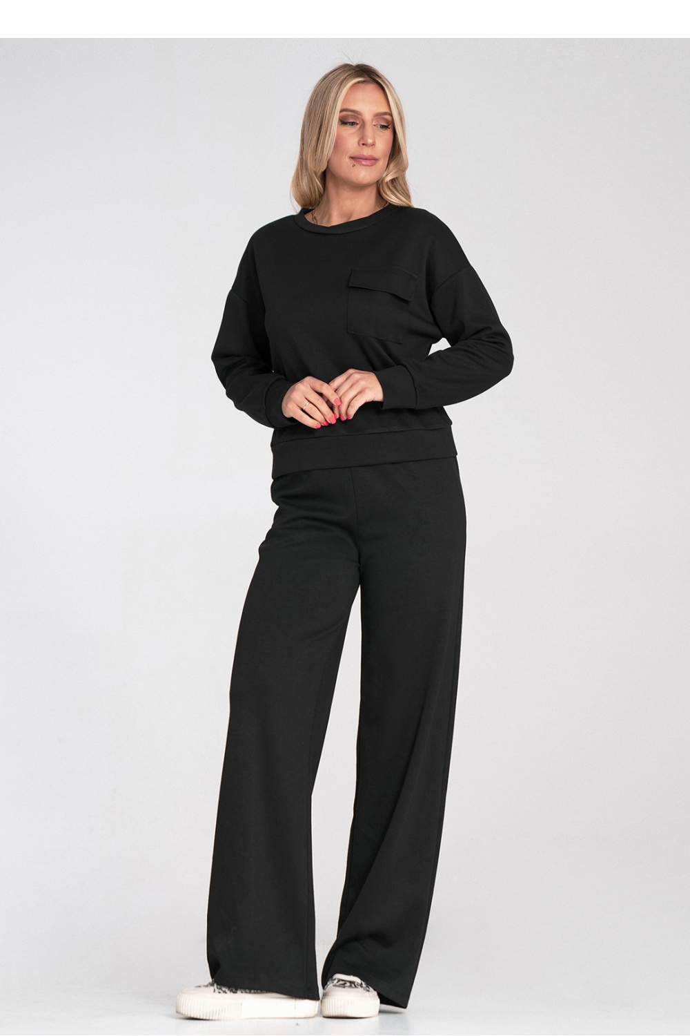 Bluza Damska Model M1202 Black - Figl — zdjęcie 2