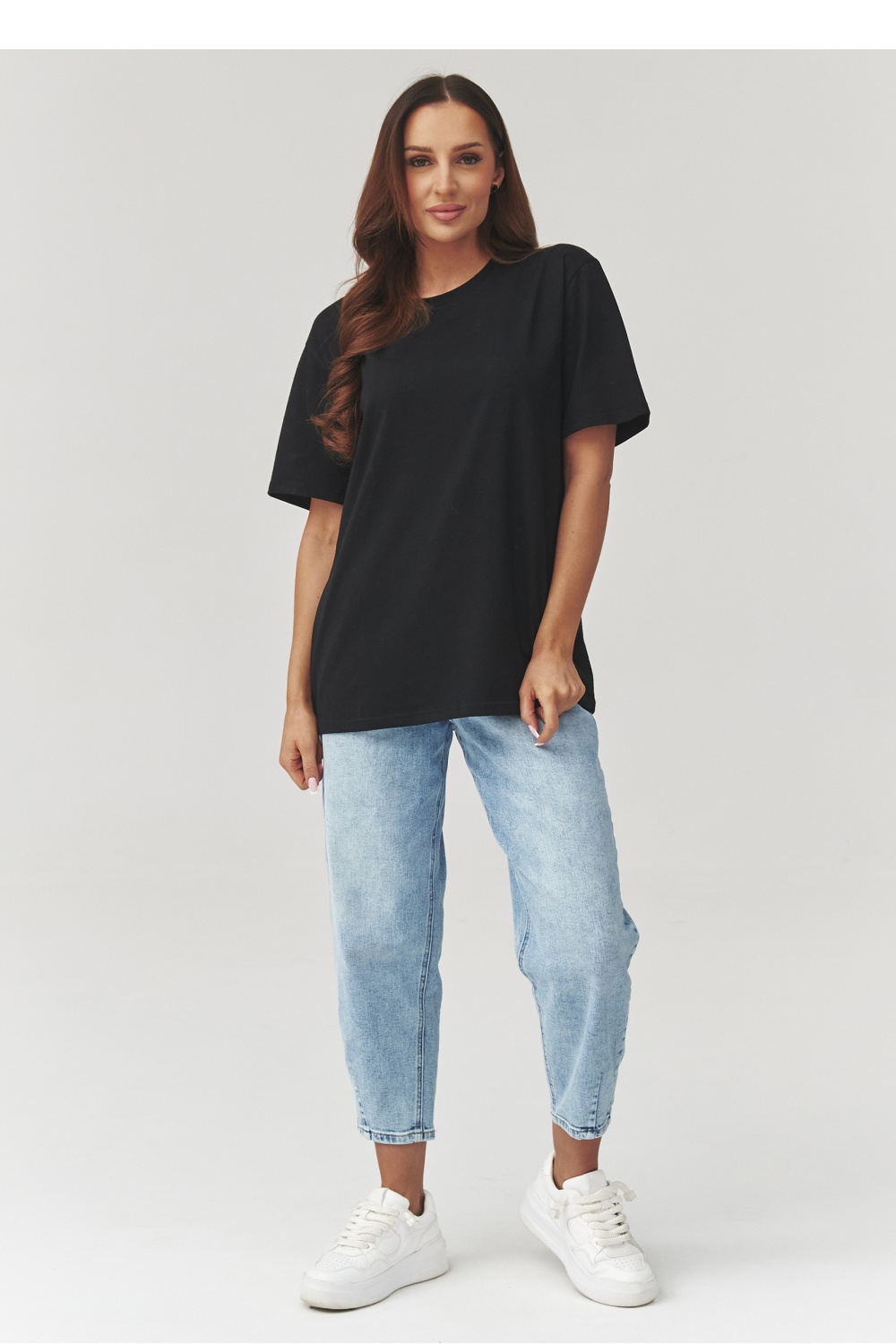 Tshirt Damski Model C41 Black - Makadamia — zdjęcie 2