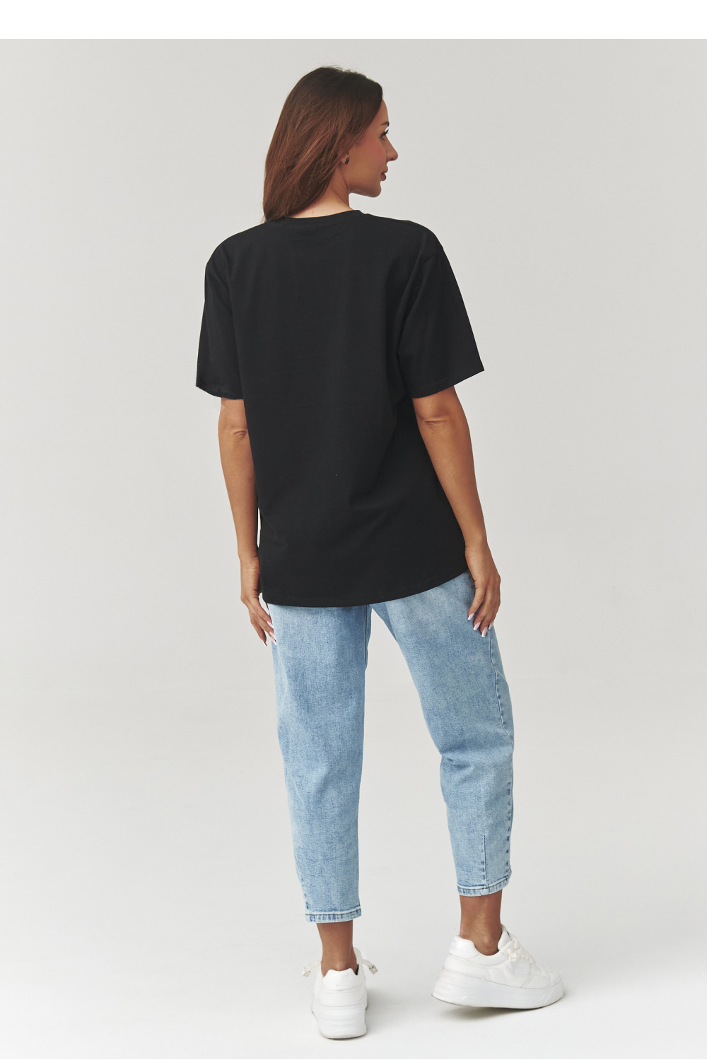 Tshirt Damski Model C41 Black - Makadamia — zdjęcie 3