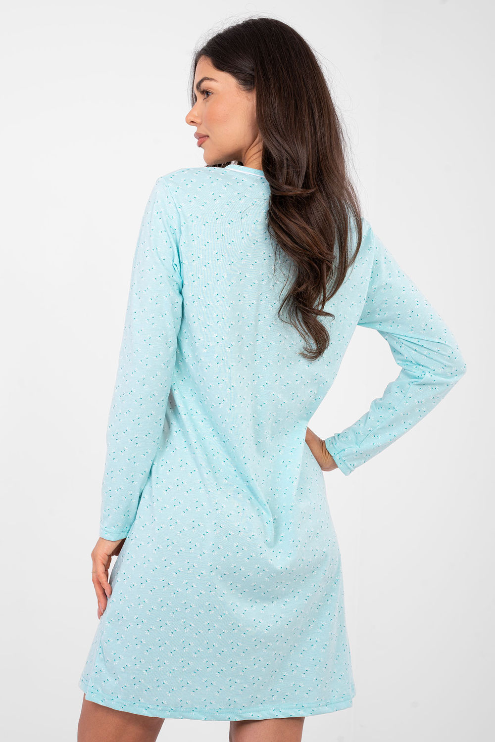 Koszulka nocna Koszula Nocna Model DU-KN-FP-105.36 mint - Forever Pink — zdjęcie 3