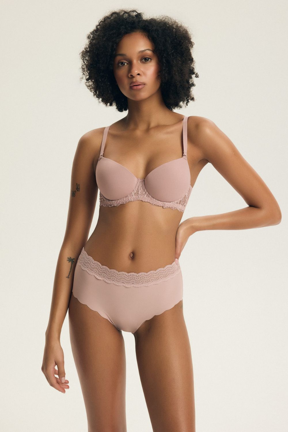 Biustonosz push up Biustonosz Push-up Model Colette 43907 Dirty Pink - Henderson — zdjęcie 2