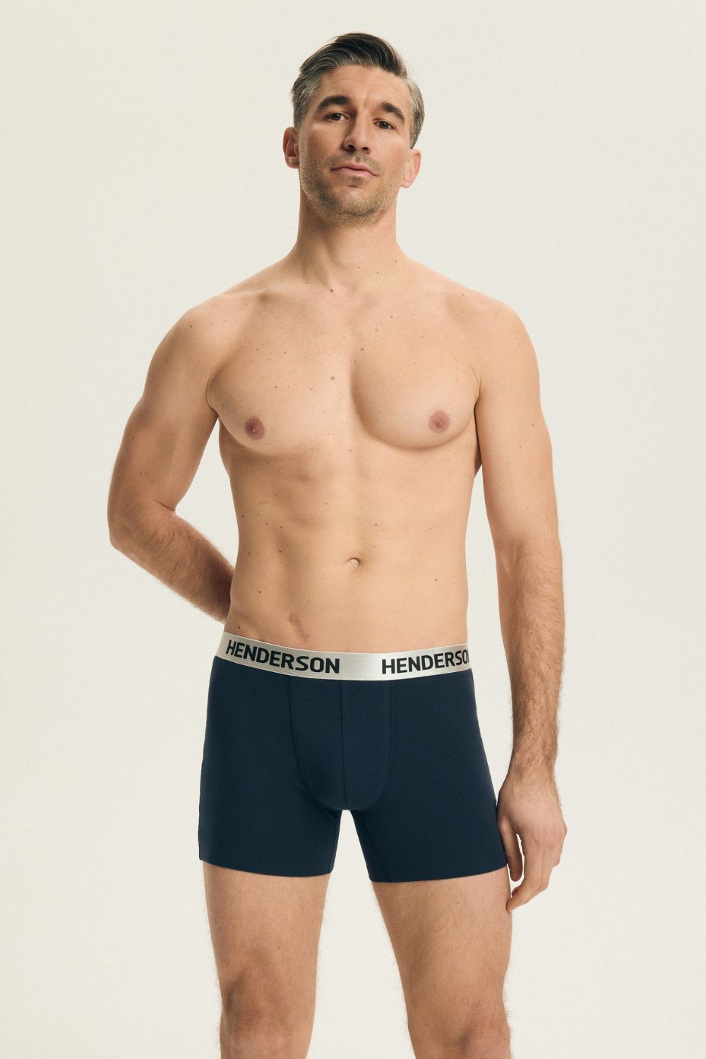 Komplet Bokserki Męskie Model Bow 44527 2pack Navy/Blue - Henderson — zdjęcie 3