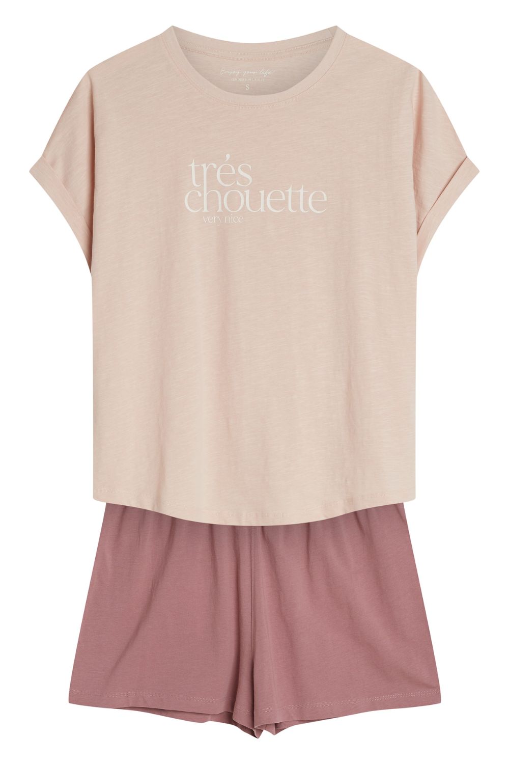 Piżama Damska Model Emela 44487 Brzoskwinia/Orange - Henderson — zdjęcie 2