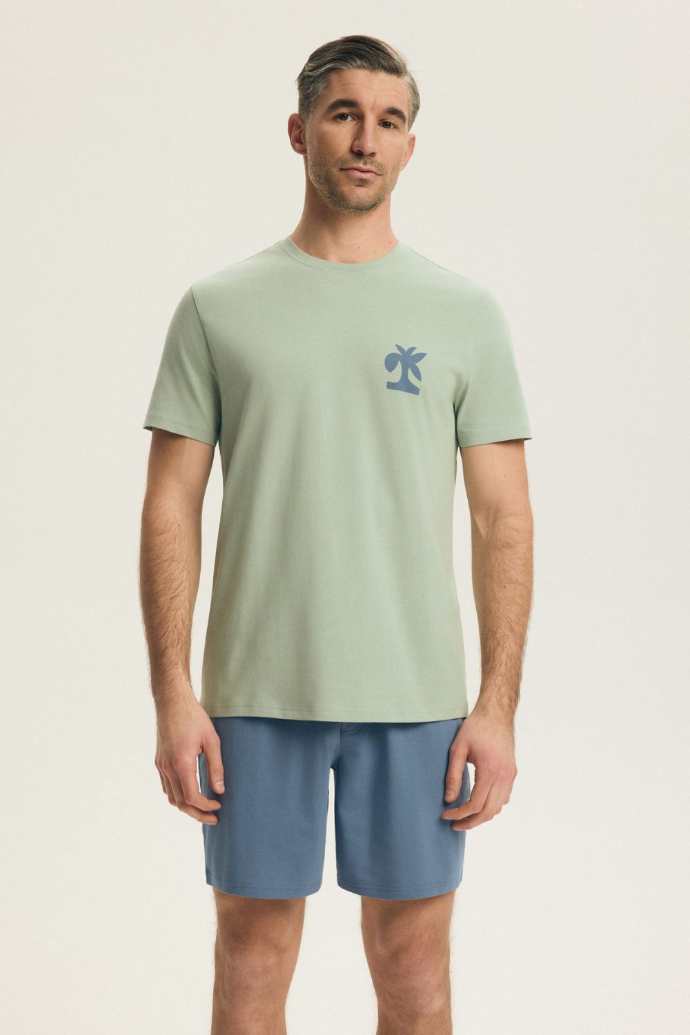 Piżama Męska Model Break 44507 Light Green - Henderson