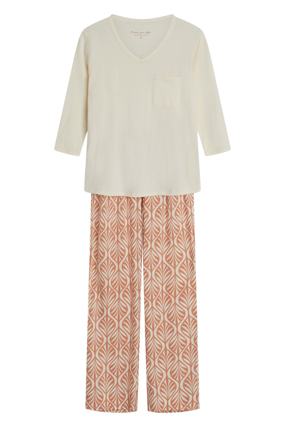 Piżama Damska Model Denise 43671 Ecru - Henderson — zdjęcie 2