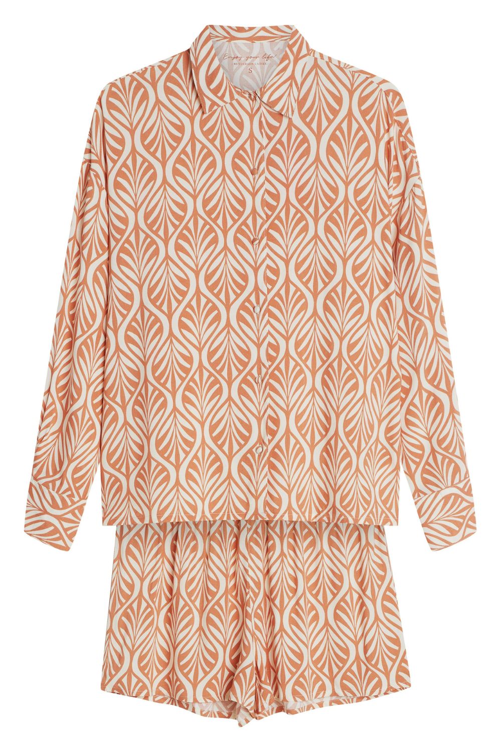 Piżama Damska Model Denise 43664 Brzoskwinia/Orange - Henderson — zdjęcie 2