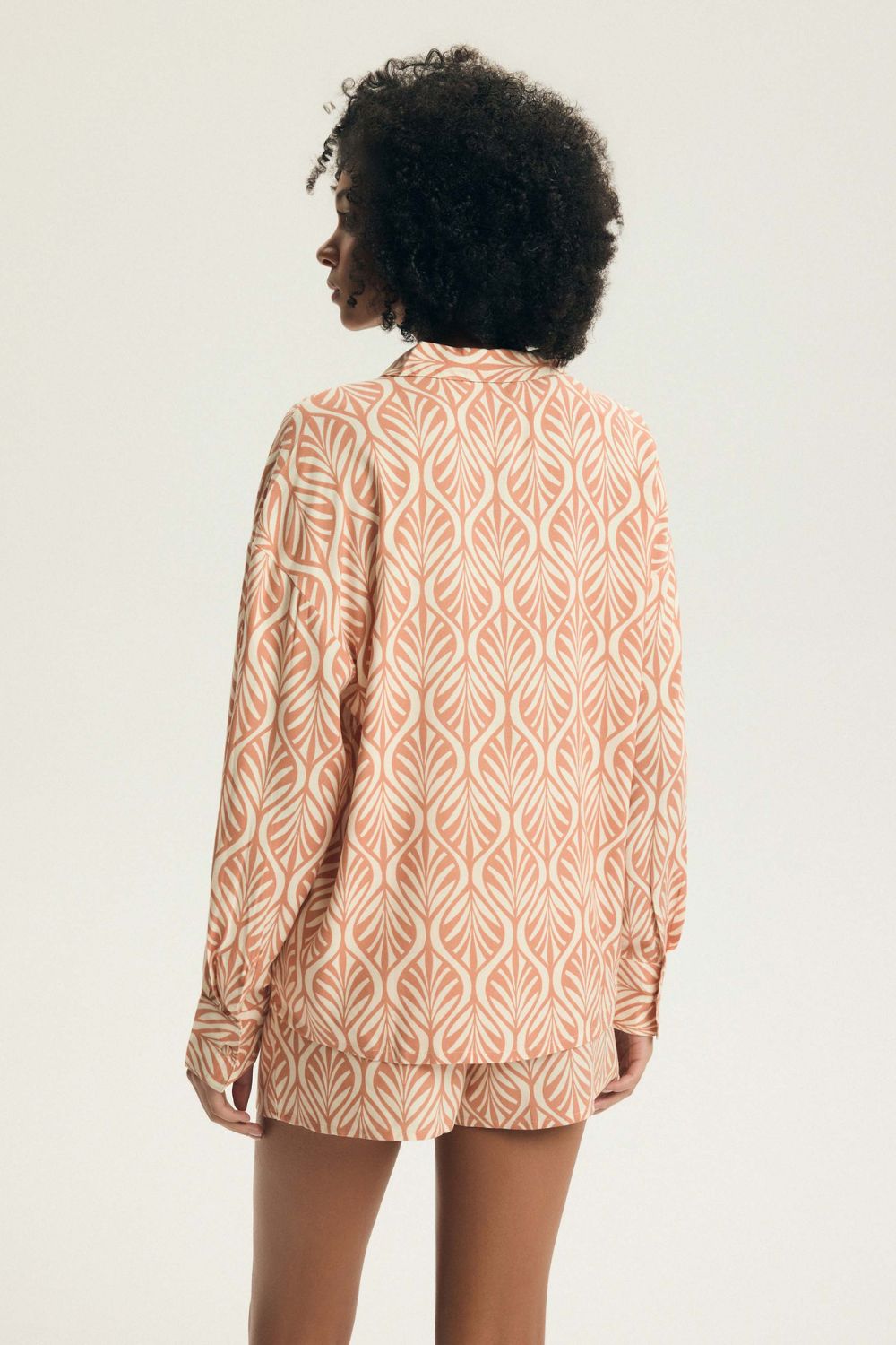 Piżama Damska Model Denise 43664 Brzoskwinia/Orange - Henderson — zdjęcie 3