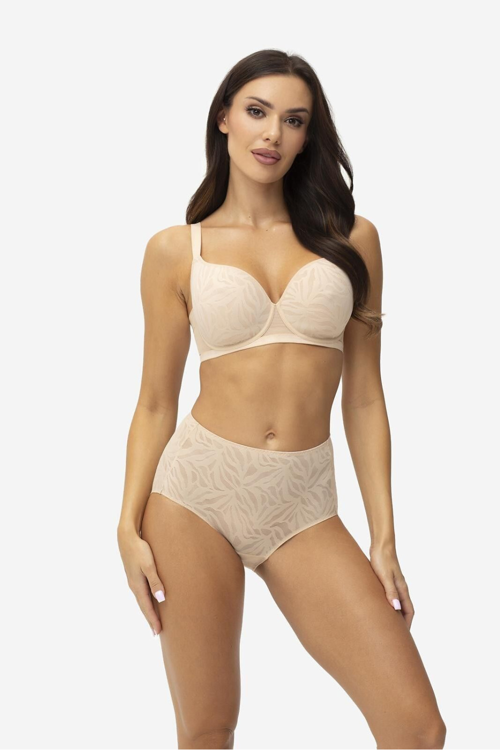 Biustonosz push up Biustonosz Usztywniany Model Fuller Beige - Gatta — zdjęcie 2