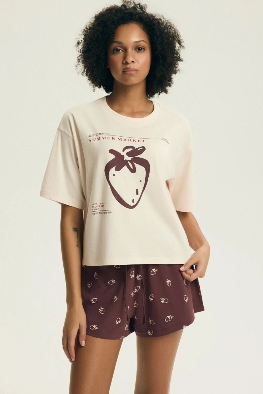 Piżama Damska Model Evika 44474 Powder Pink - Henderson