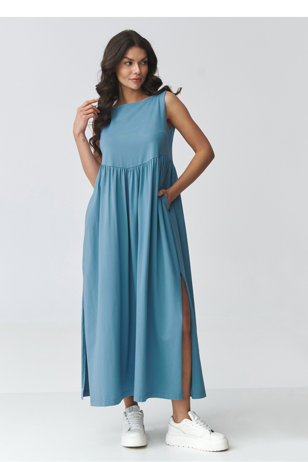 Sukienka Model M932 Mineralny - Makadamia — zdjęcie 2