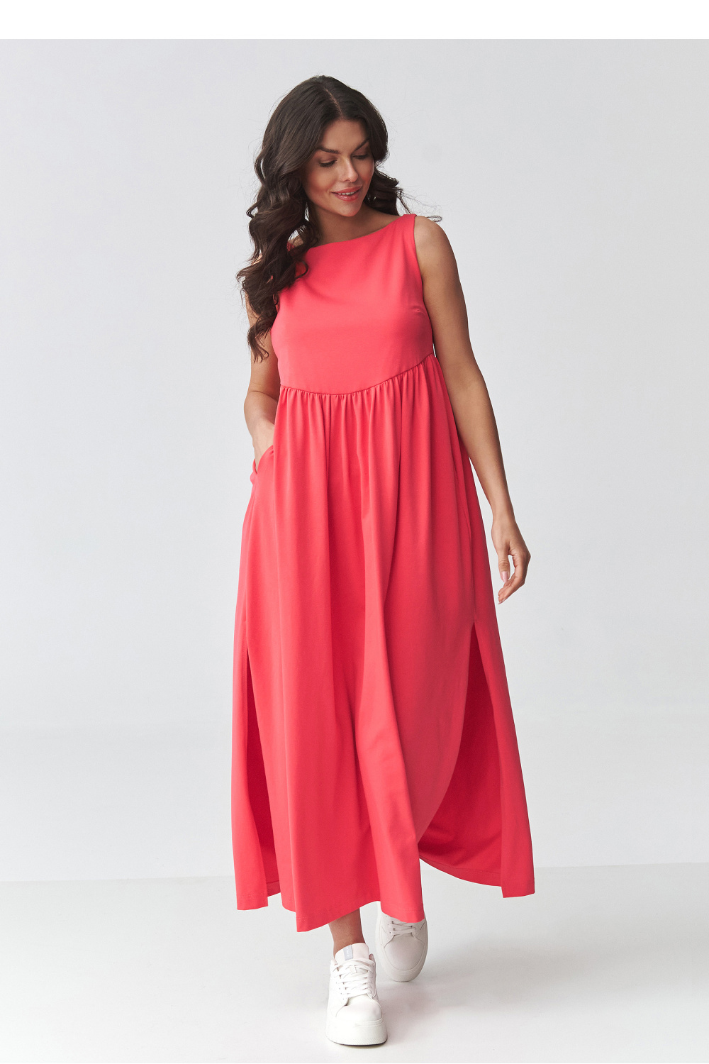 Sukienka Model M932 Coral - Makadamia — zdjęcie 2