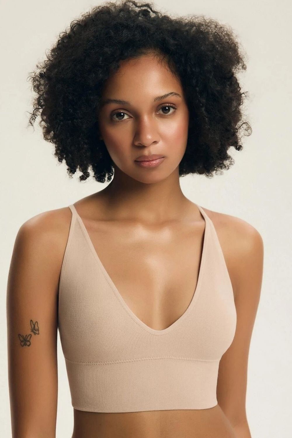 Biustonosz Soft Komplet Biustonosz Model Arleen 44180 2-pack Beige/Black - Henderson — zdjęcie 2